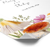 Waldhochzeit im eleganten Wald Willkommen Poster (Ecke)