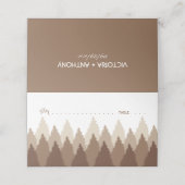 Waldhochzeit in Braunwäldern Platzkarte (Außenseite Aufgefaltet)