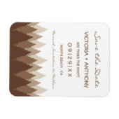 Waldhochzeit in Braunwäldern rettet das Datum Magnet (Horizontal)