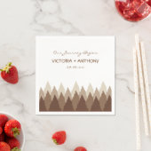 Waldhochzeit in Braunwäldern Serviette (Beispiel)