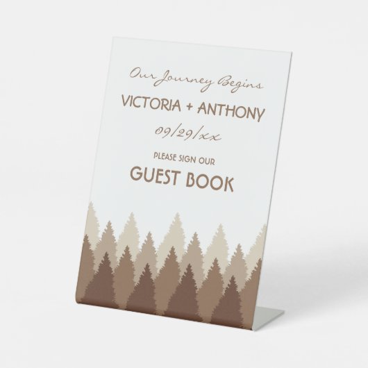 Waldhochzeit in Braunwäldern Sockelschild (Vorderseite)