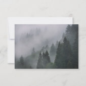 Waldhochzeit RSVP Karte (Rückseite)