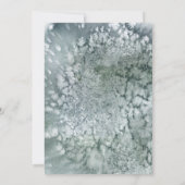 Waldhochzeit | Rustikale Berge Einladung (Rückseite)