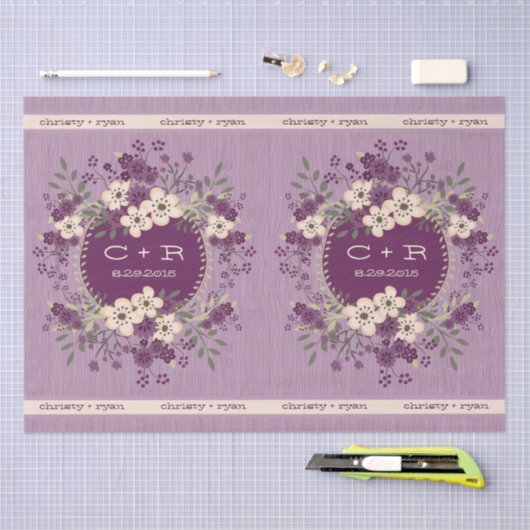 Waldhochzeit Seidenpapier (Handwerk)