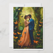 Waldhochzeitskarte des Verzauberers (Rückseite)