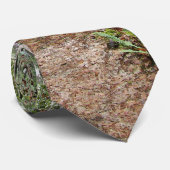 Waldholz-Blätter-Bäume, die landschaftliches Krawatte (Gerollt)