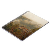 Waldholzhaus: ruhige Landschaft Notizblock (Linke Seite)