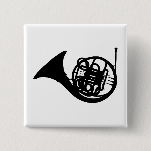 Waldhorn Button (Vorderseite)