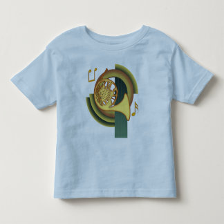Waldhorn im Deco-Stil Kleinkind T-shirt