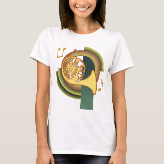 Waldhorn im Deco-Stil T-Shirt