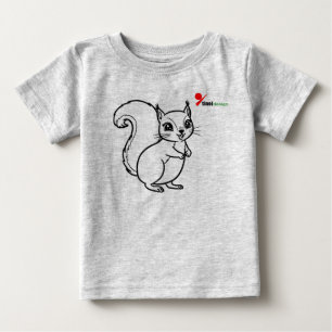 Waldhörnchen-Baby-T-Shirt Baby T-shirt