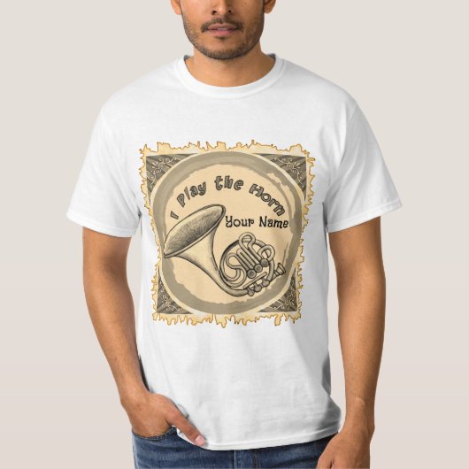 Waldhornspieler T-Shirt (Vorderseite)