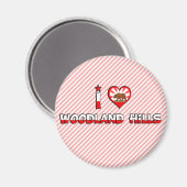 Waldhügel, CA Magnet (Vorderseite/Rückseite)