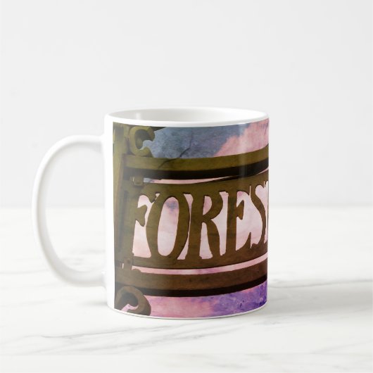 Waldhügel, Königinnen, NYC Kaffeetasse (Links)