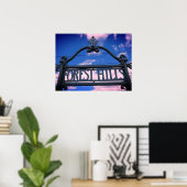 Waldhügel, Königinnen, NYC Poster (Heimbüro)