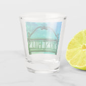 Waldhügel, Königinnen, NYC Schnapsglas (Rückseite)