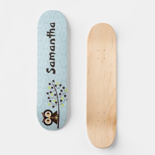Waldhügel Woodland Hoot Alte Schule Skateboard (Vorderseite)