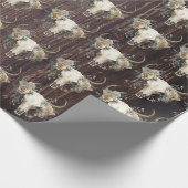 Waldhügelboho Western Wildwest Collage Geschenkpapier (Ecke)