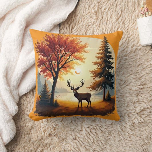 Waldhügeldecke, Hütte-Decke Kissen (Decke)