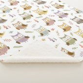 Waldhügelmuster, Kinder weiß Sherpadecke (3/4)