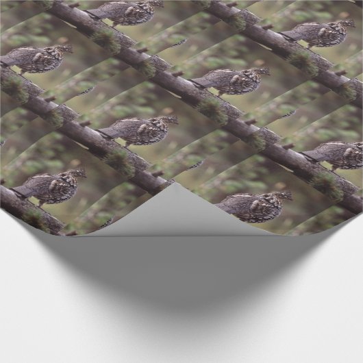 Waldhuhn Geschenkpapier (Ecke)