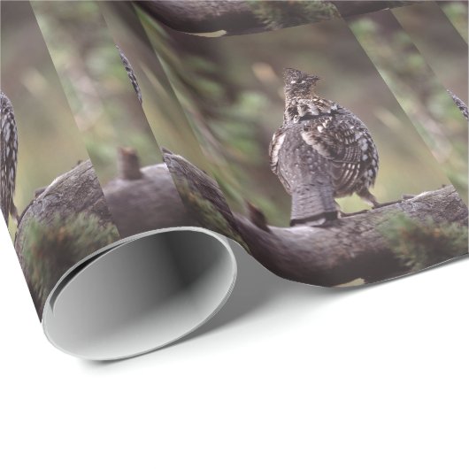 Waldhuhn Geschenkpapier (Rolleneckpunkt)