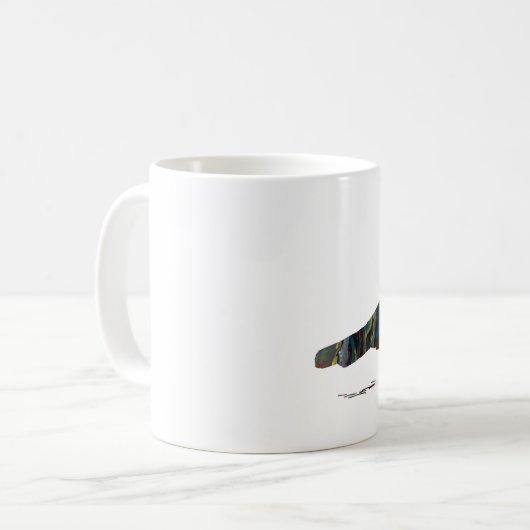 Waldhuhn Kaffeetasse (Vorderseite Links)