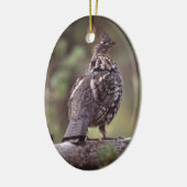 Waldhuhn Keramik Ornament (Links)