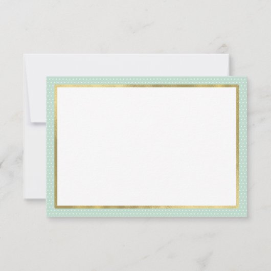 Waldhühner Danke Karte, Minze, Grau (Rückseite)