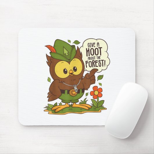 Waldhühner geben einen Hort über den Wald-Arbor-Ta Mousepad (Mit Mouse)