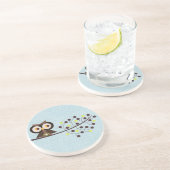 Waldhühner-Wälder Hoot Night Untersetzer (Seite)