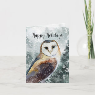 Waldhühnerkarte - Happy Holiday Card Feiertagskarte