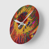 Waldhüter Runde Wanduhr (Winkel)