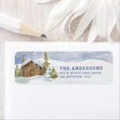 Waldhütte im Schnee | RÜCKSENDEADRESSE (Insitu)