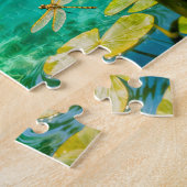 Waldhütte mit Enten, Pier und Steg A Puzzle (Seite)
