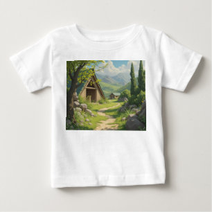 Waldhütten träumen: Kleine Abenteuer warten Baby T-shirt