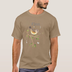 Waldier Bird Name Finn Vintag T-Shirt