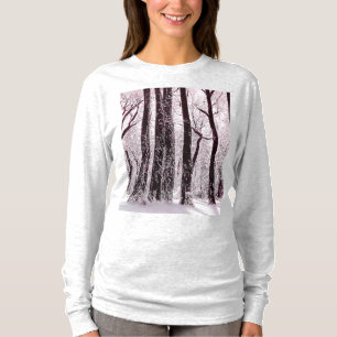 WALDIGE SCHNEEIGE WINTERLANDSCHAFT   T-Shirt