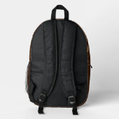 Waldiger 'Baumrinden'-Rucksack Bedruckter Rucksack (Rückseite)