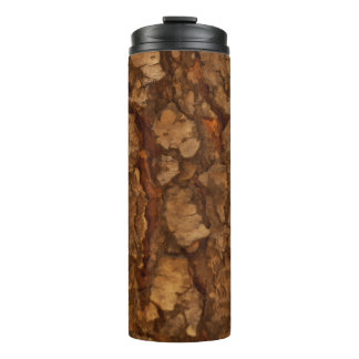 Waldiges 'Baumrinden' Trinkglas Thermosbecher