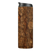 Waldiges 'Baumrinden' Trinkglas Thermosbecher (Nach rechts gedreht)