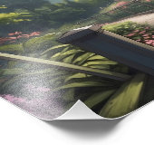 WaldIllustration Fotodruck (Ecke)