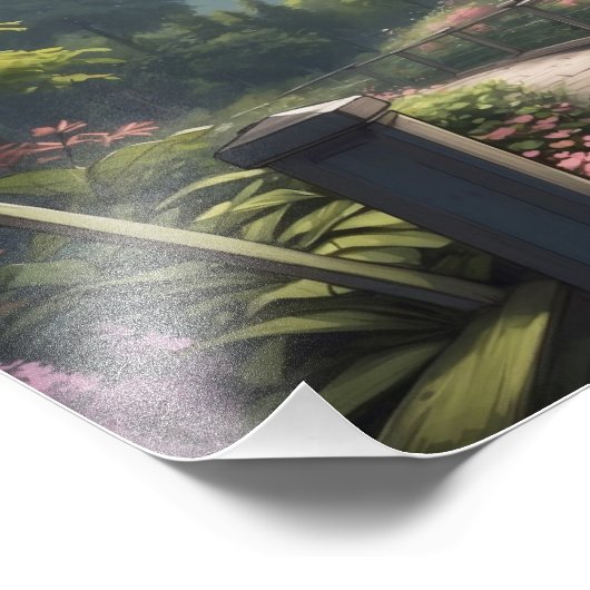 WaldIllustration Fotodruck (Ecke)