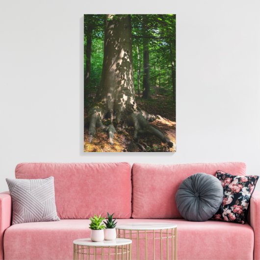 Waldimpression Leinwanddruck (Insitu (Wohnzimmer))