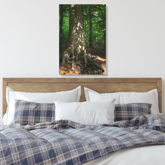 Waldimpression Leinwanddruck (Insitu (Schlafzimmer))