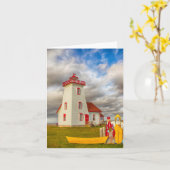 Waldinseln Leuchtturm Karte (Gelbe Blume)