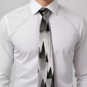 Waldinspiriert Gemusterte Krawatte