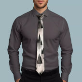 Waldinspiriert Gemusterte Krawatte