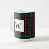 Waldjäger-Tartan Kaffeetasse (Vorderseite Links)