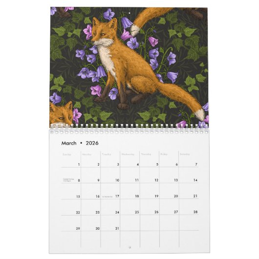 Waldkalender Kalender (Mär 2026)